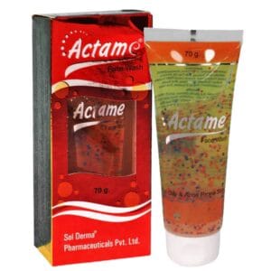 Actame Face Wash front