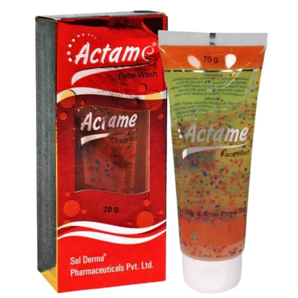 Actame Face Wash front