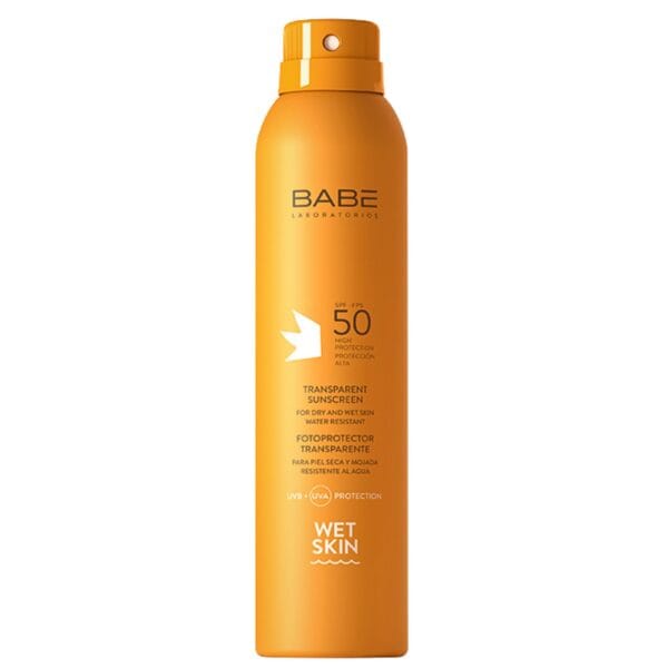 BABE Transparent Sunscreen Wet Skin SPF 50 front