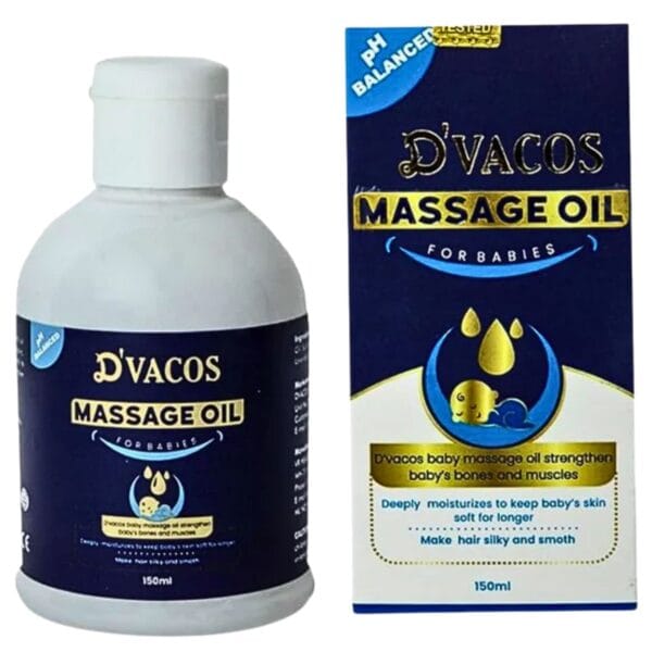 D'Vacos Baby Massage Oil front