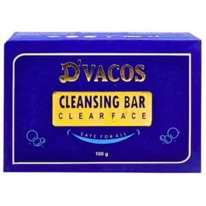 D'Vacos Clear Face Cleansing Bar front