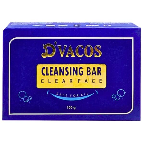 D'Vacos Clear Face Cleansing Bar front
