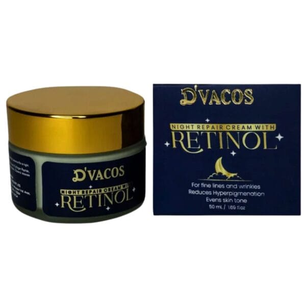 D'Vacos Night Repair Cream With Retinol front