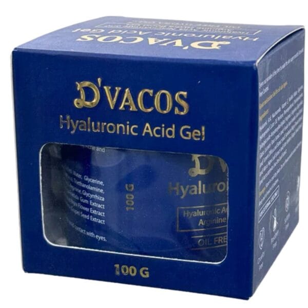 D'vacos Hyaluronic Acid Gel front