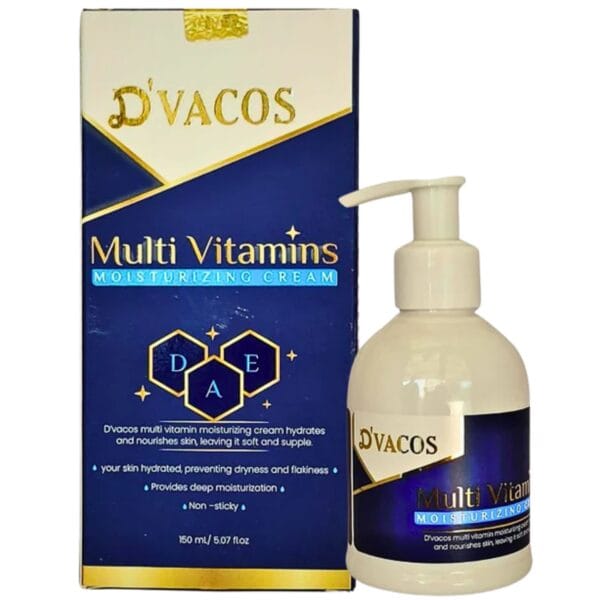D'vacos Multi Vitamins Moisturizing Cream front