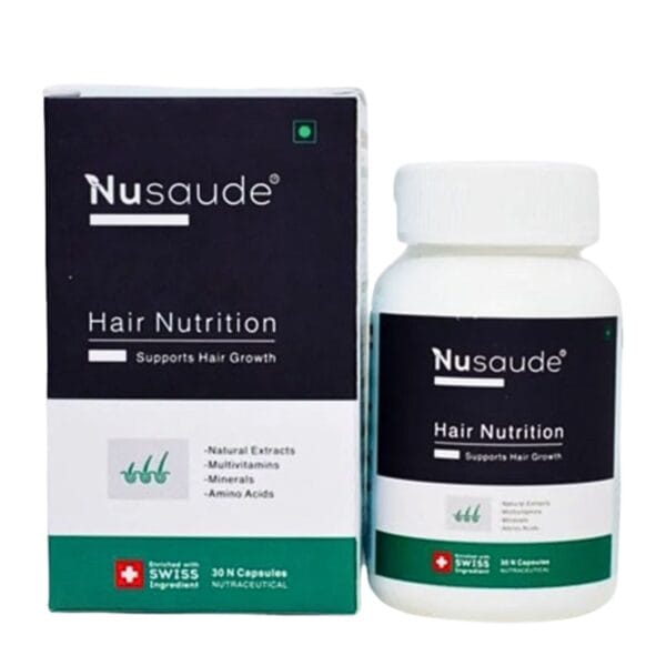 Nusaude Hair Nutrition Capsule front