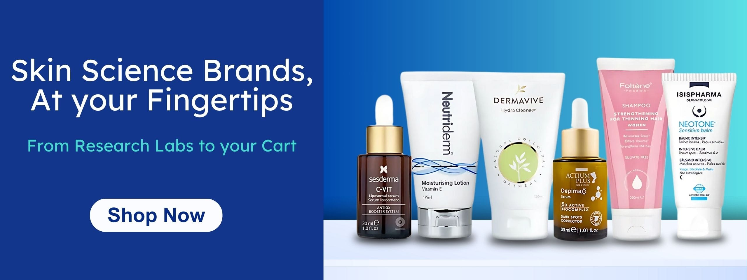 Pharmatail 2nd banner-Skin-Science-Brands
