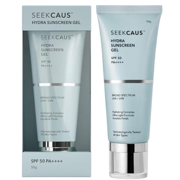 Seekcaus Hydra Sunscreen Gel SPF 50 PA++++ front