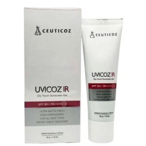 Uvicoz IR Ultra Matte Finish Dry Touch Sunscreen Gel front