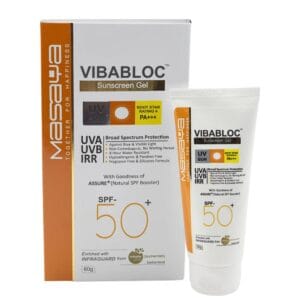 Vibabloc Spf 50+ Pa+++ Suncreen Gel front