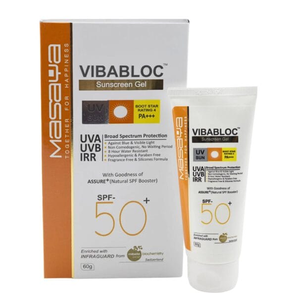 Vibabloc Spf 50+ Pa+++ Suncreen Gel front